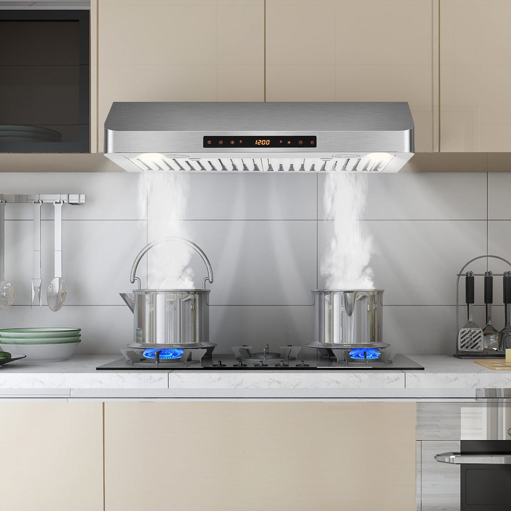35.5/29.5 Inch Under Cabinet Range Hood 900 CFM Kitchen Vent