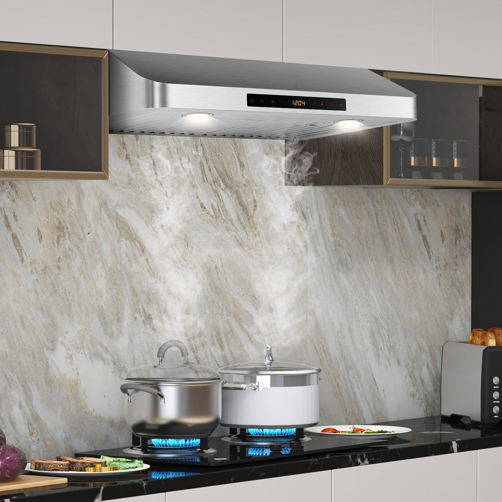35.5/29.5 Inch Under Cabinet Range Hood 900 CFM Kitchen Vent