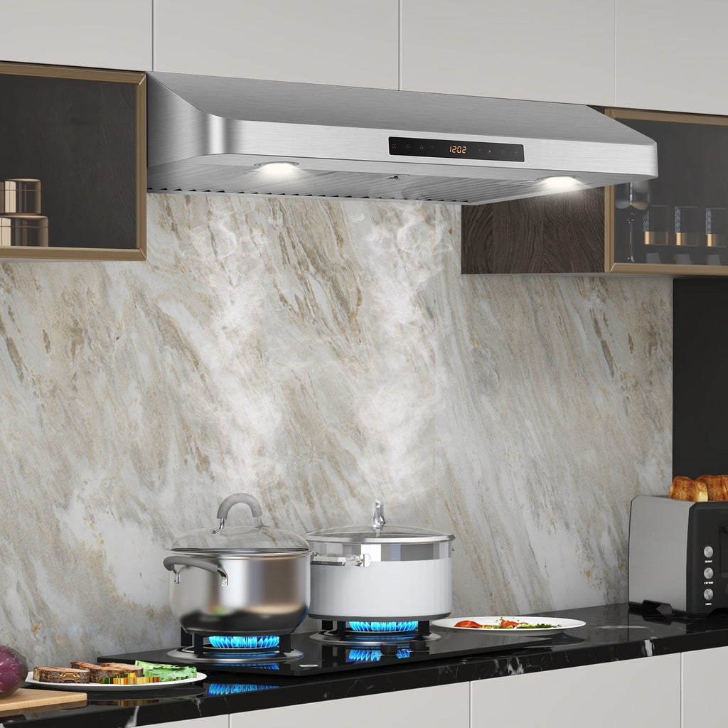 35.5/29.5 Inch Under Cabinet Range Hood 900 CFM Kitchen Vent