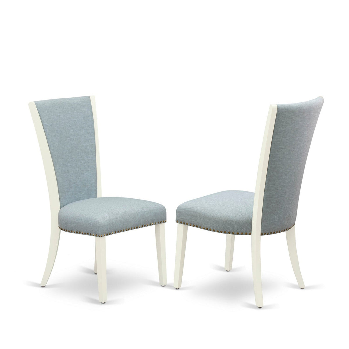 7 Piece Kitchen Set - 6 Linen Chairs 1 Kitchen Dining Table