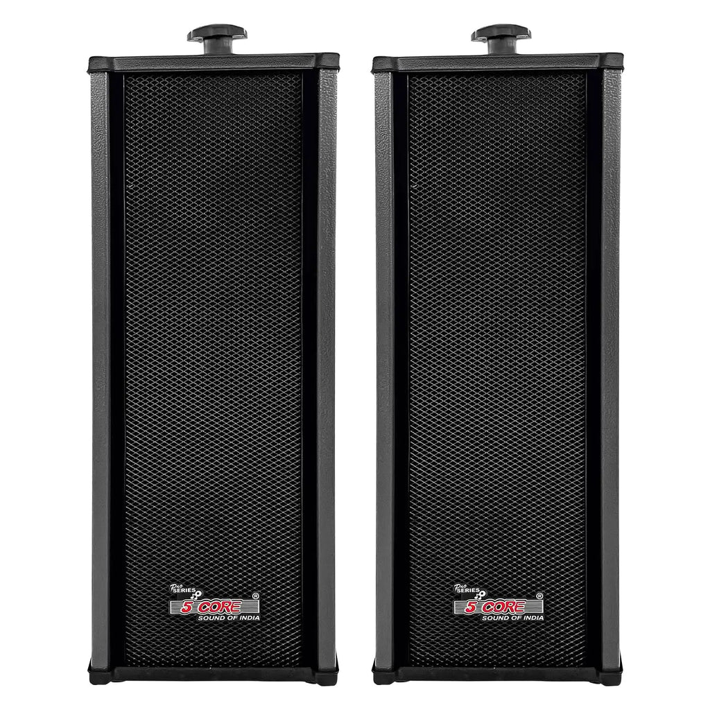 5Core Outdoor Speakers Stereo In Wall 100W Peak Passive Home Audio System