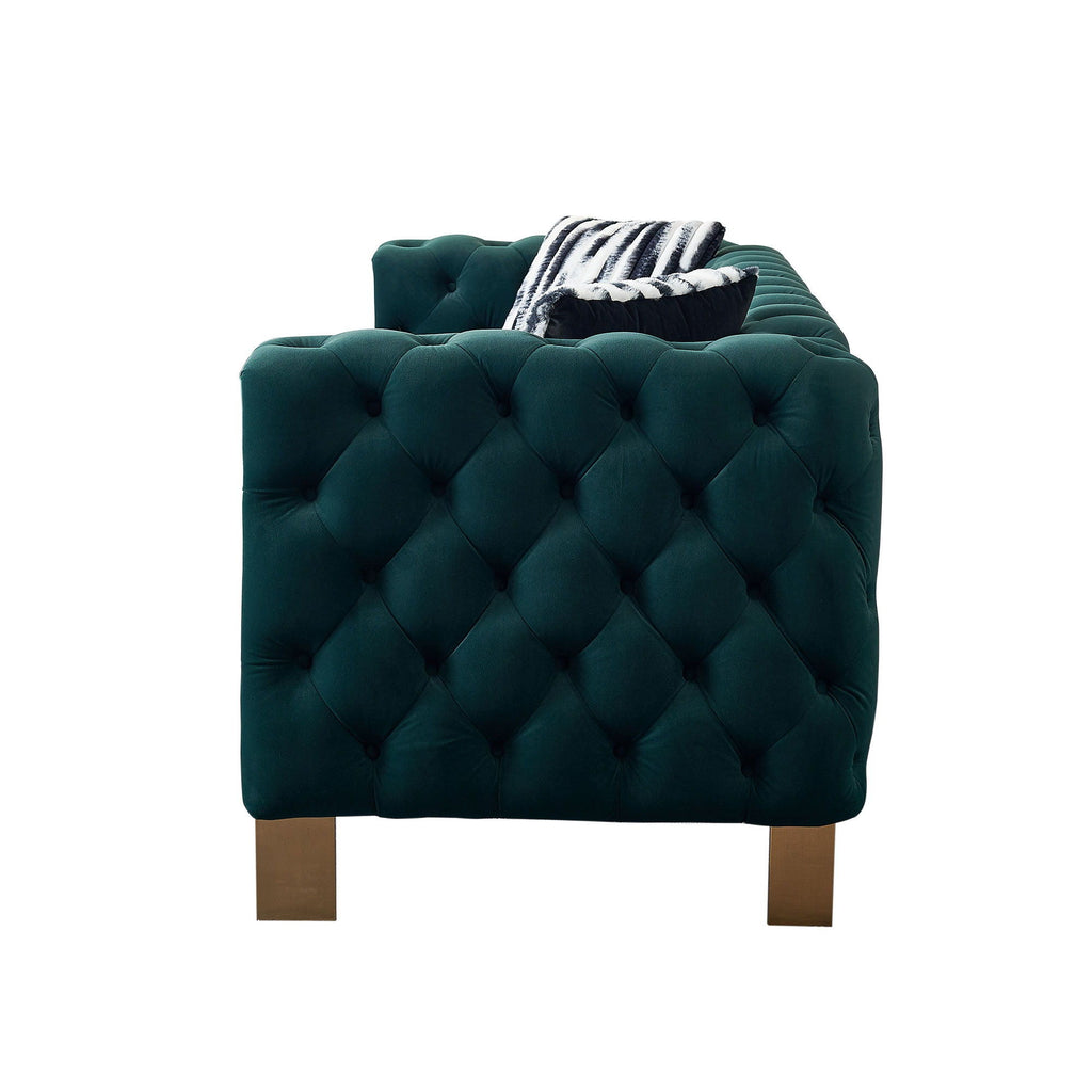 Chesterfield - Modern Tufted Sofa, 84.25''W Couch
