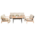 Outdoor Wicker Patio Furniture Sets 4 Pieces