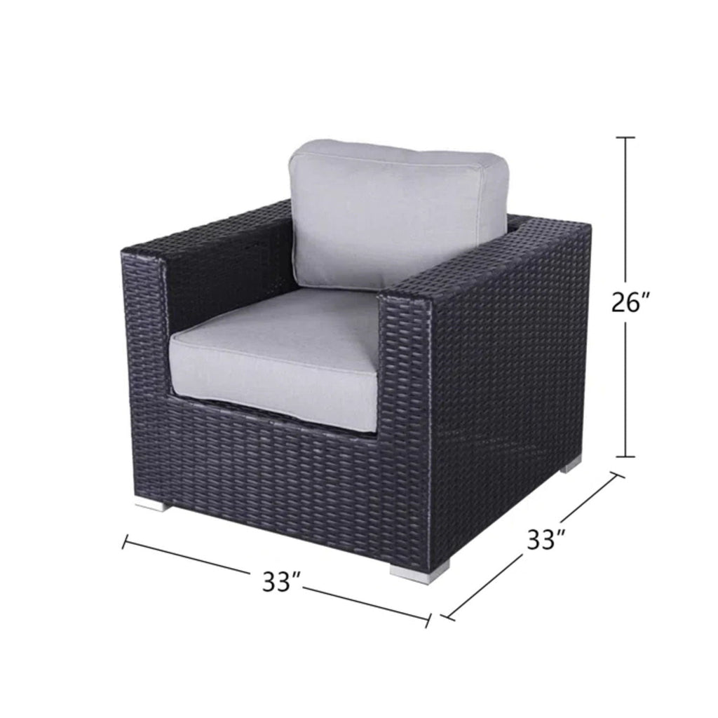 Outdoor Patio Chair With Cushions