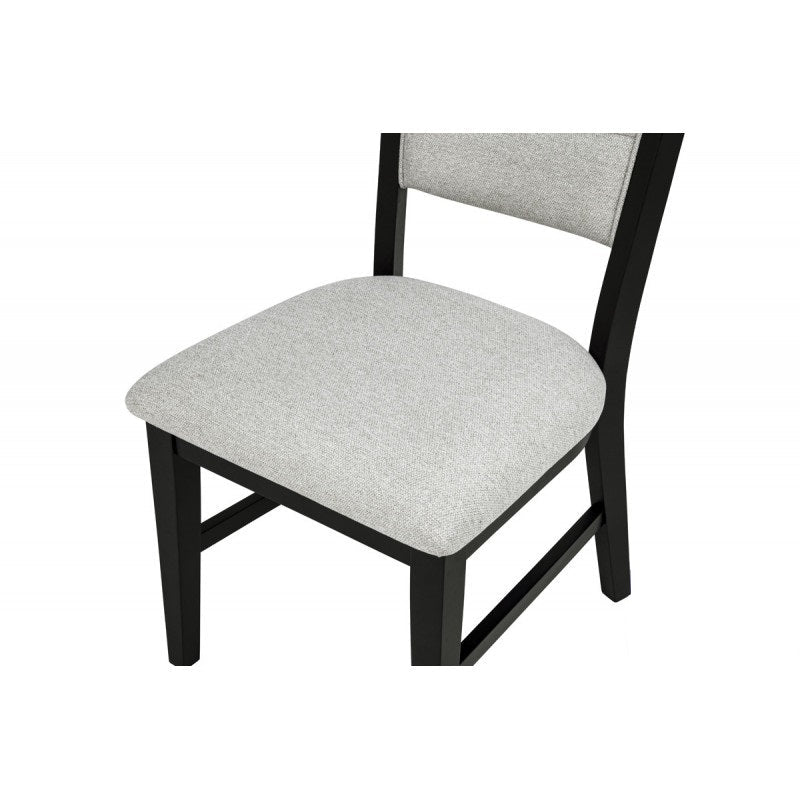 Contemporary Dining Room 5 Piece Set with Upholstered Chairs