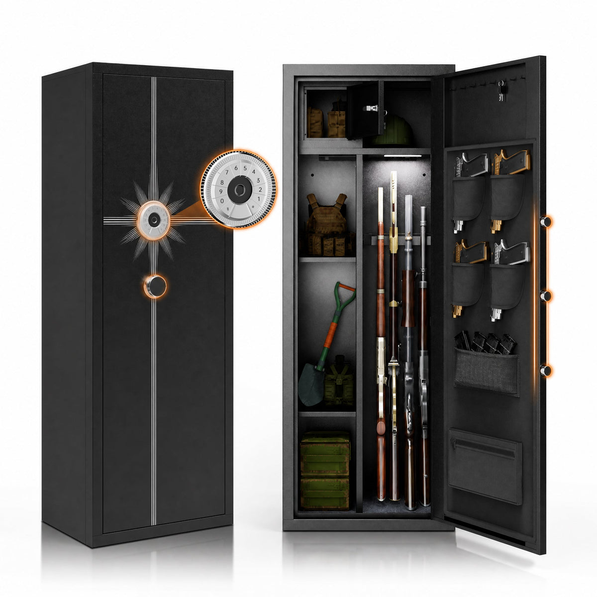 Biometric Large Gun Safe with Fingerprint Password Lock
