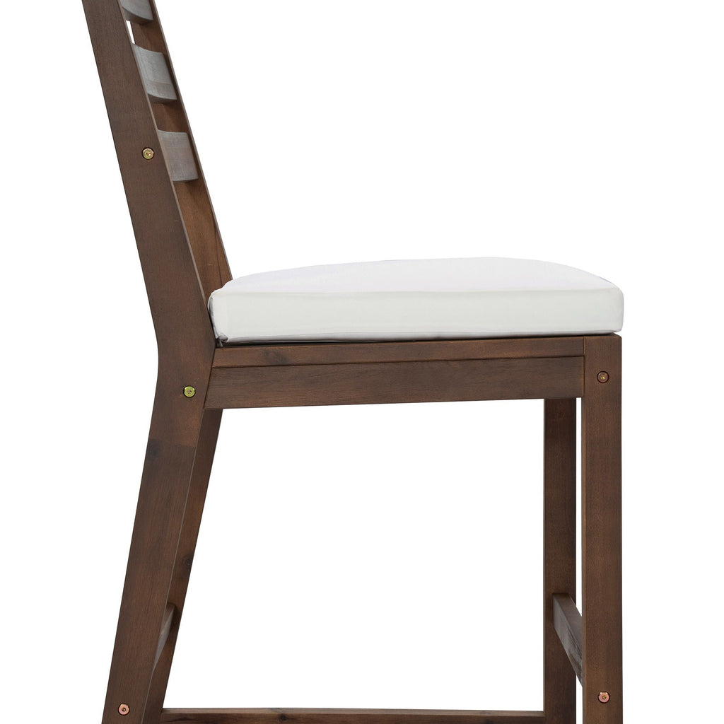 Patio Bar Set with Ergonomic Chairs - Light Brown or Dark Brown