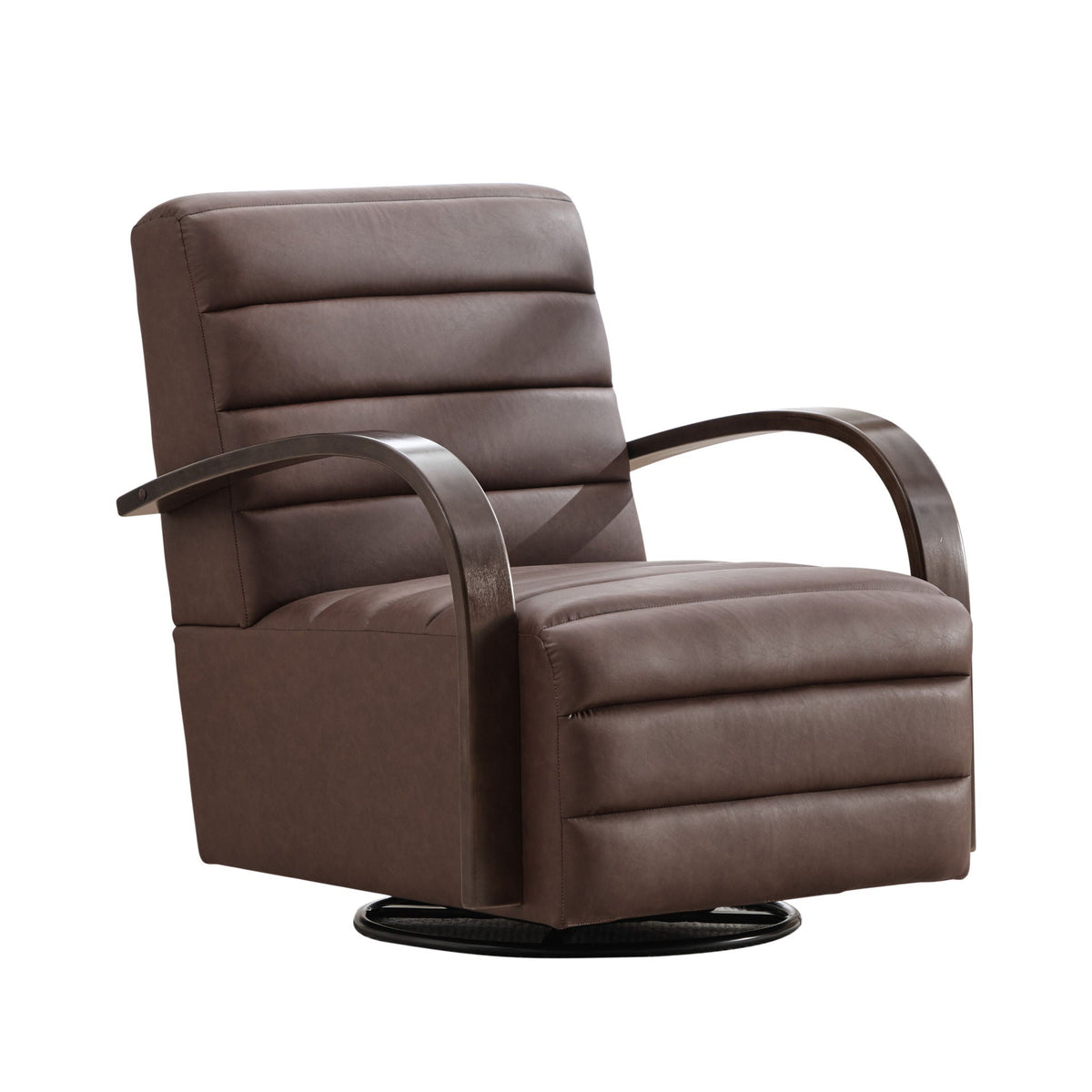 360° Swivel Accent Chair With Armrests