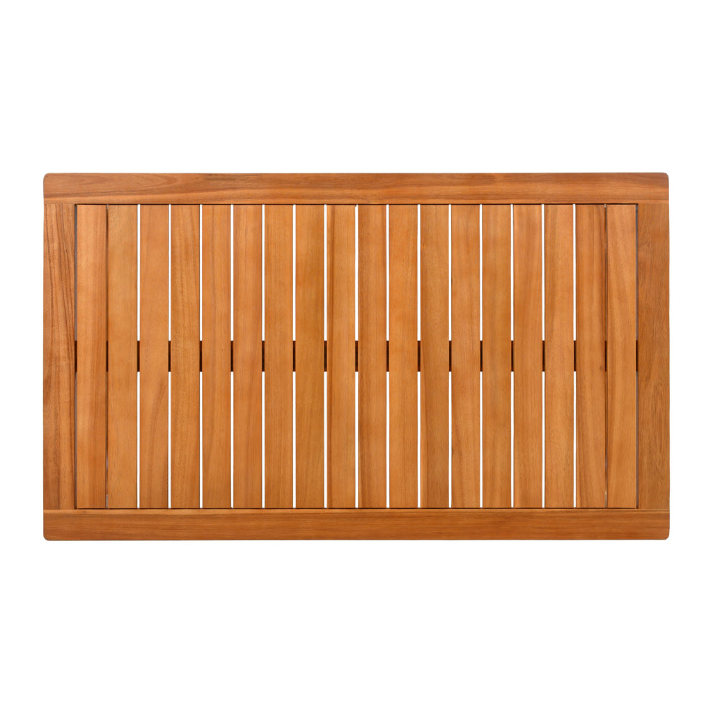 4-Piece Acacia Wood Outdoor Patio Furniture Set