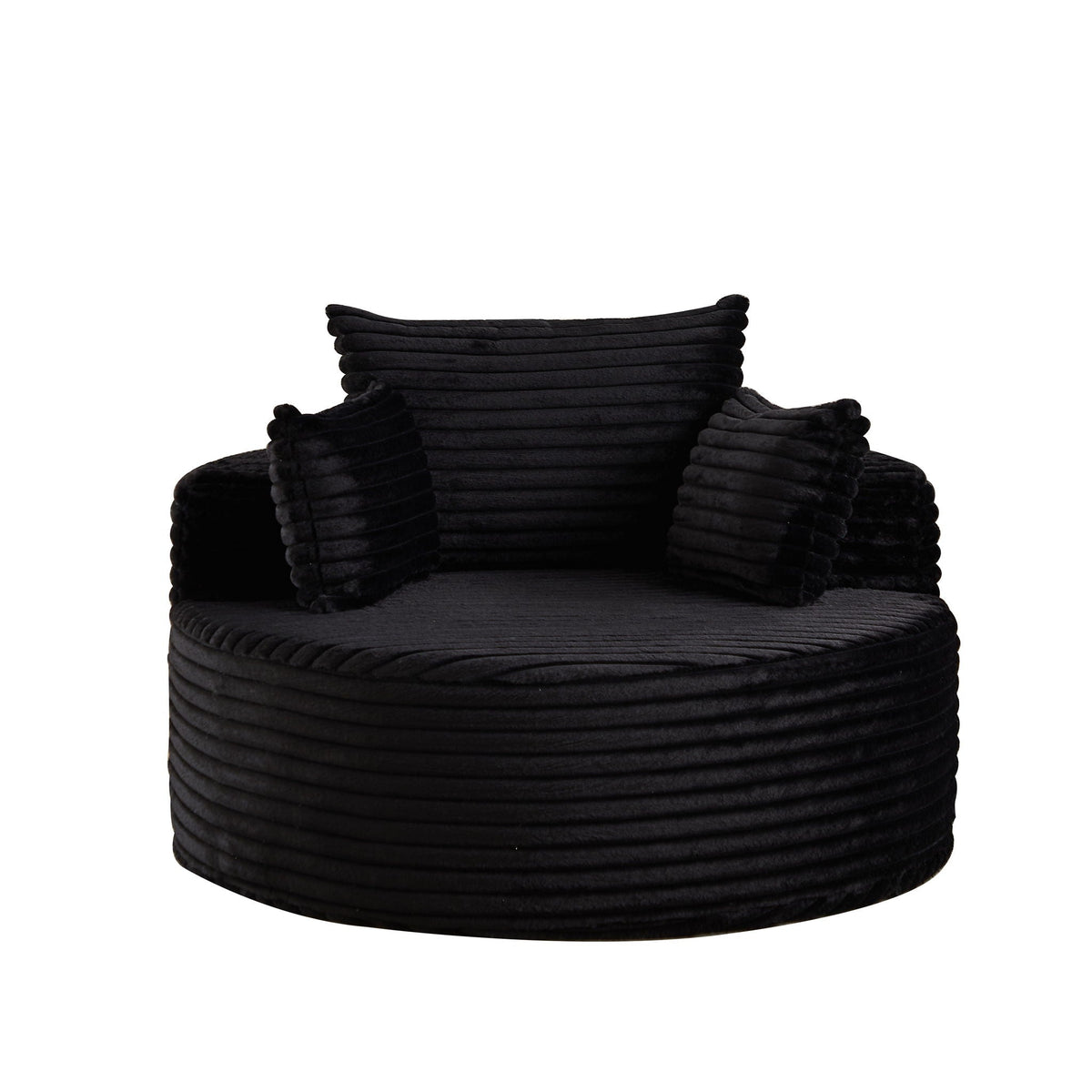 Modern Single Sofa With Backrest Pillow