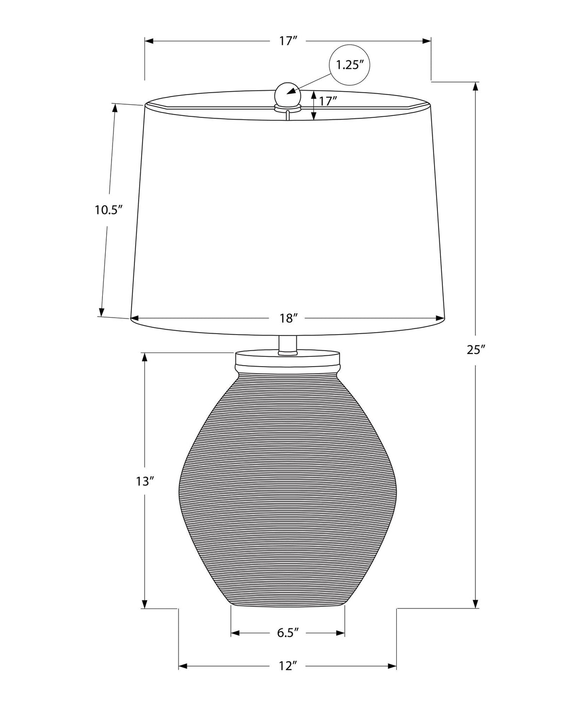 Lighting, Table Lamp, Concrete, Resin, Contemporary - Cream