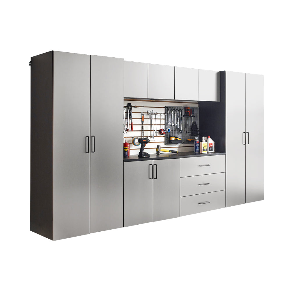 128 in. W x 79 in. H x 20 in. D Garage Cabinet Set A (7-Piece)