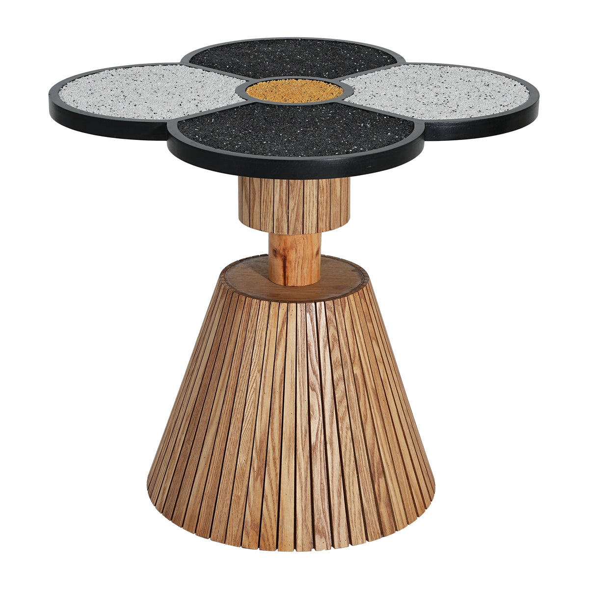 Unique Four-Leaf Clover Side Table for Living Room, Bedroom & Small Spaces