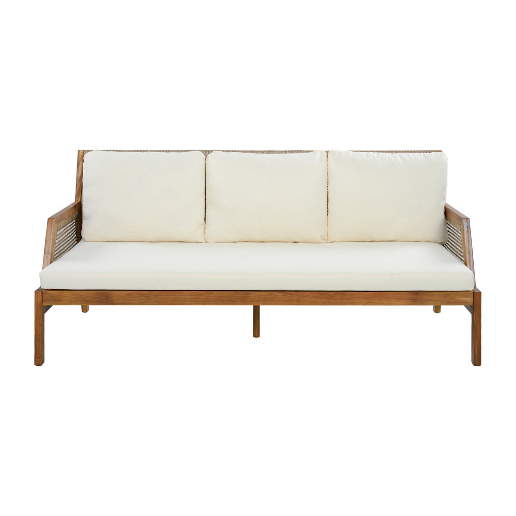 3 Piece Acacia Wood Patio Furniture Set