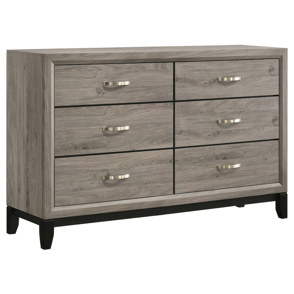 Valen Four-piece Twin Bedroom Set Light Taupe