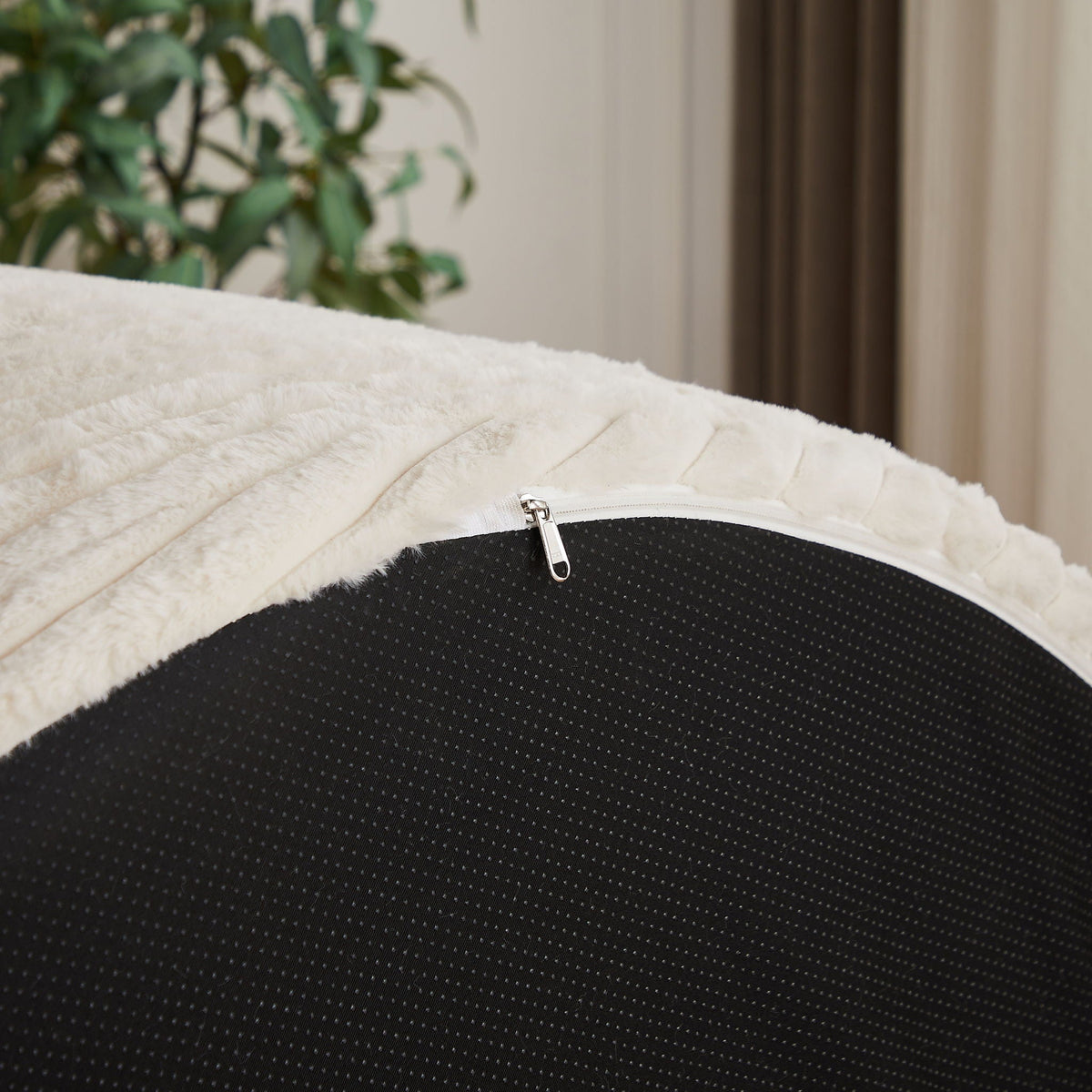 Modern Single Sofa With Backrest Pillow