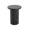 Outdoor Lightweight Concrete Marble Effect Side Table