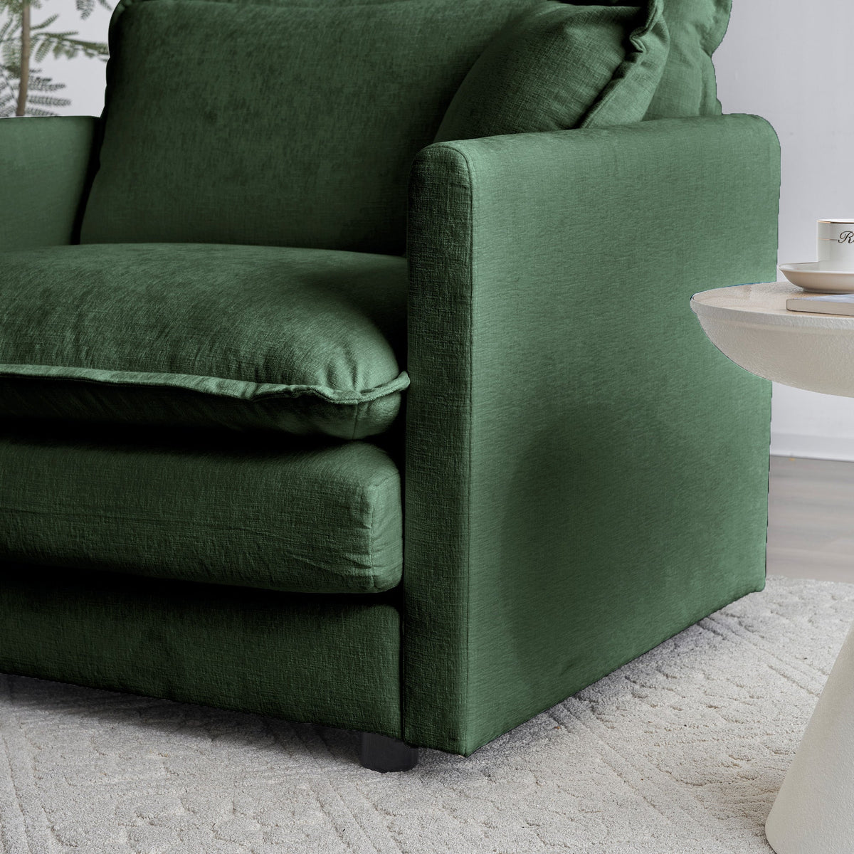 Modern Fabric Loveseat Sofa Couch