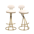 Bar Stools Upholstered Counter Height Barstools For Kitchen Island