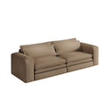 King Size Sleeper Pull Out Sofa Bed, 3 In 1 Convertible Chaise Lounge With 2 Pillows