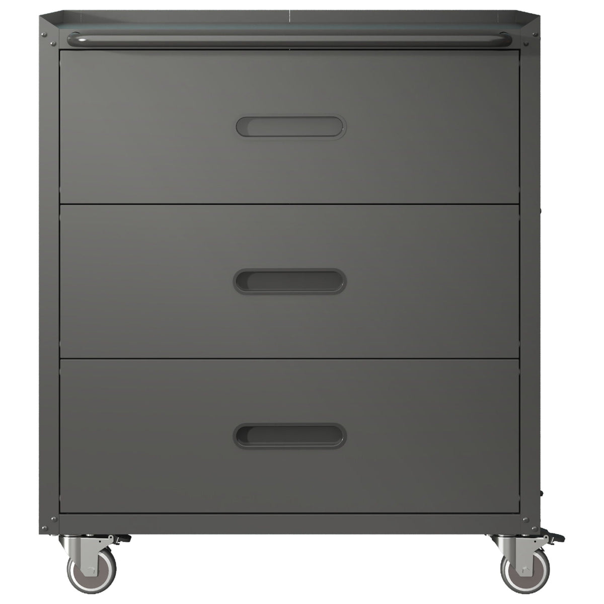 Heavy Duty Metal Storage Cabinet With Wheels 3 Drawer Tool Cabinet