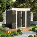 6x4 FT Garden Shed for Patio Outdoors Storage