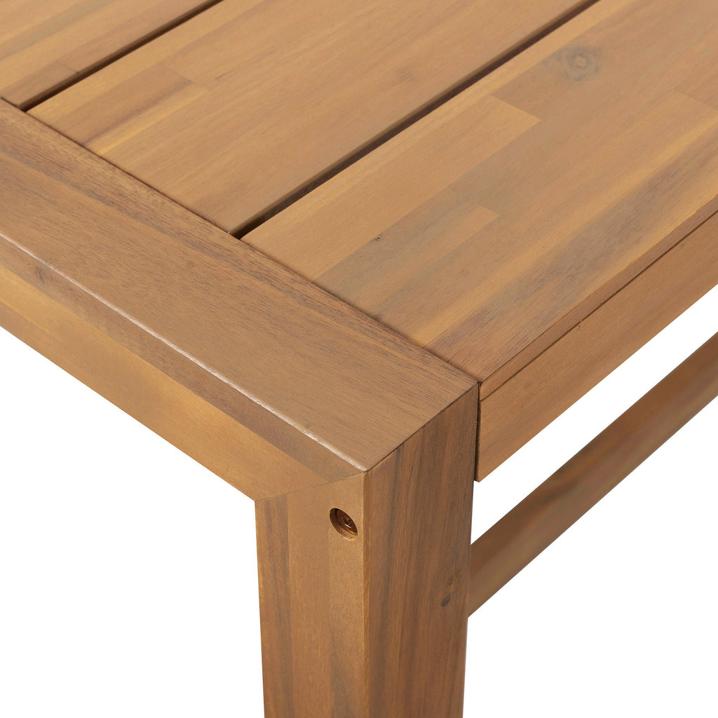 Patio Bar Set with Ergonomic Chairs - Light Brown or Dark Brown