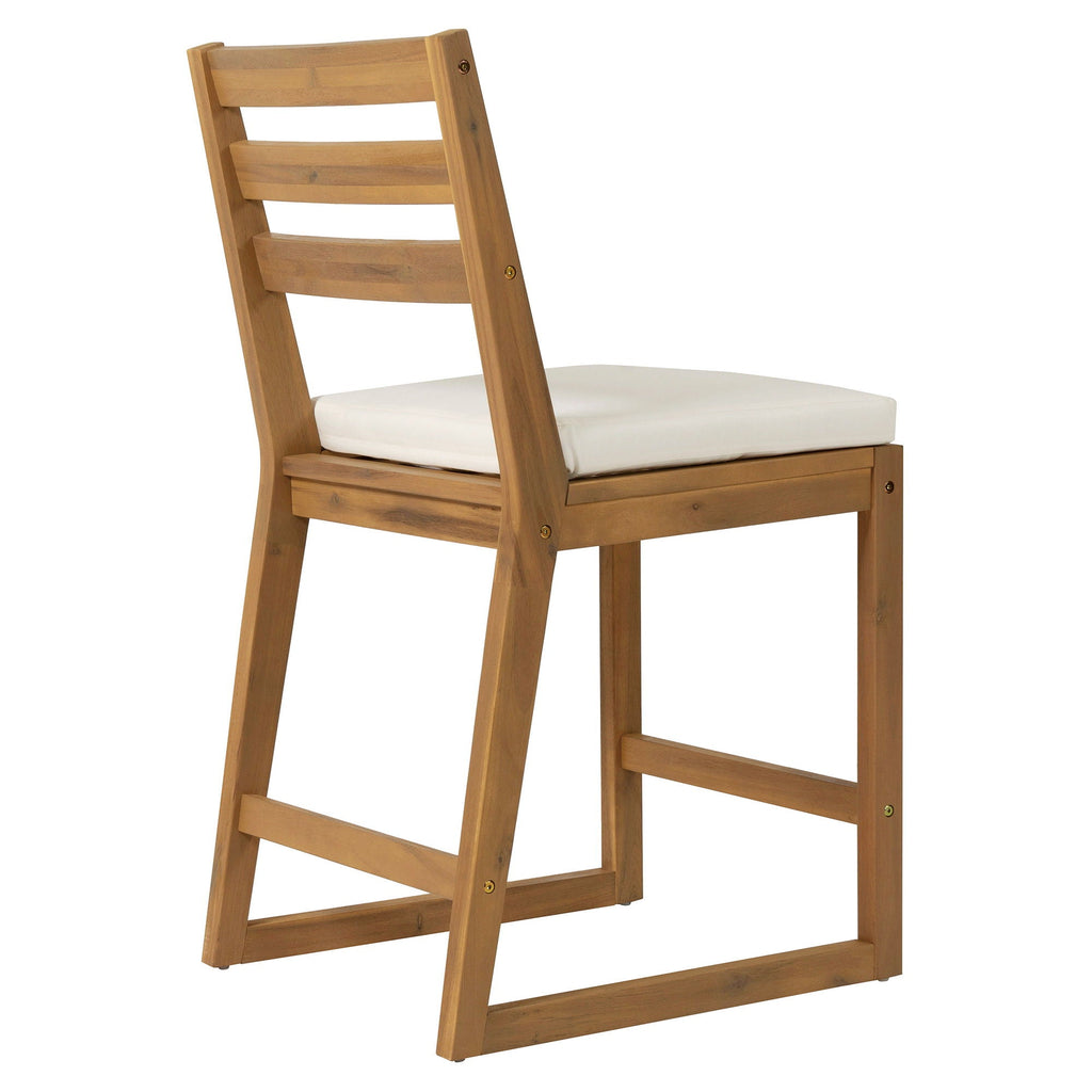 Patio Bar Set with Ergonomic Chairs - Light Brown or Dark Brown