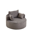 Modern Single Sofa With Backrest Pillow