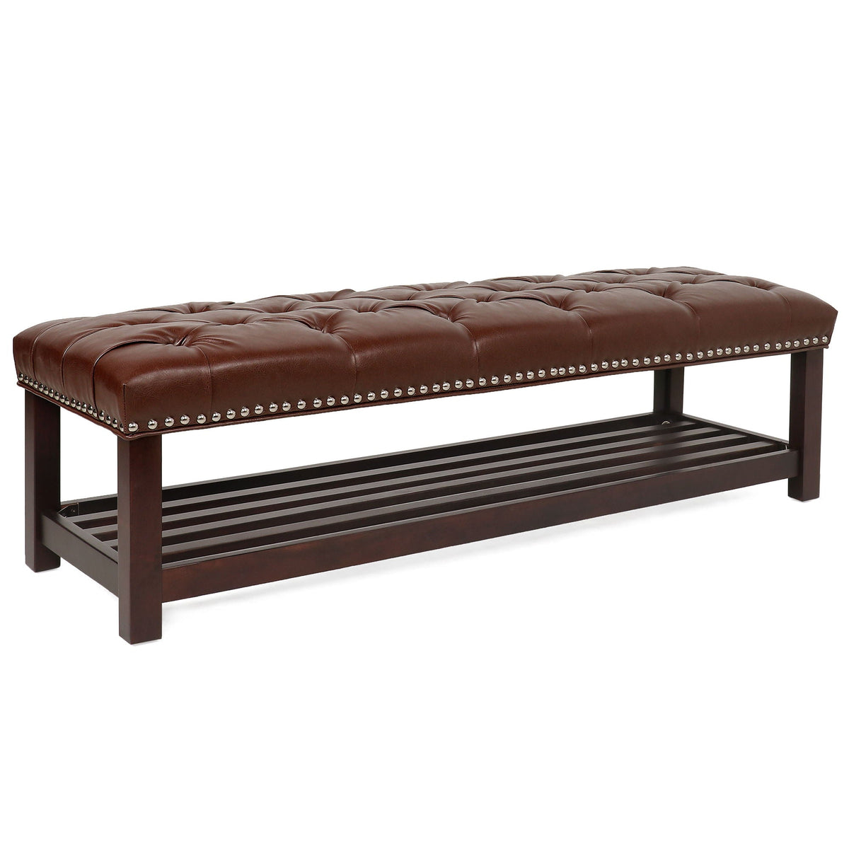 End Of Bed Bench Tufted Upholstered