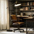Industrial Floor Lamp | Adjustable Height & Rotating Head