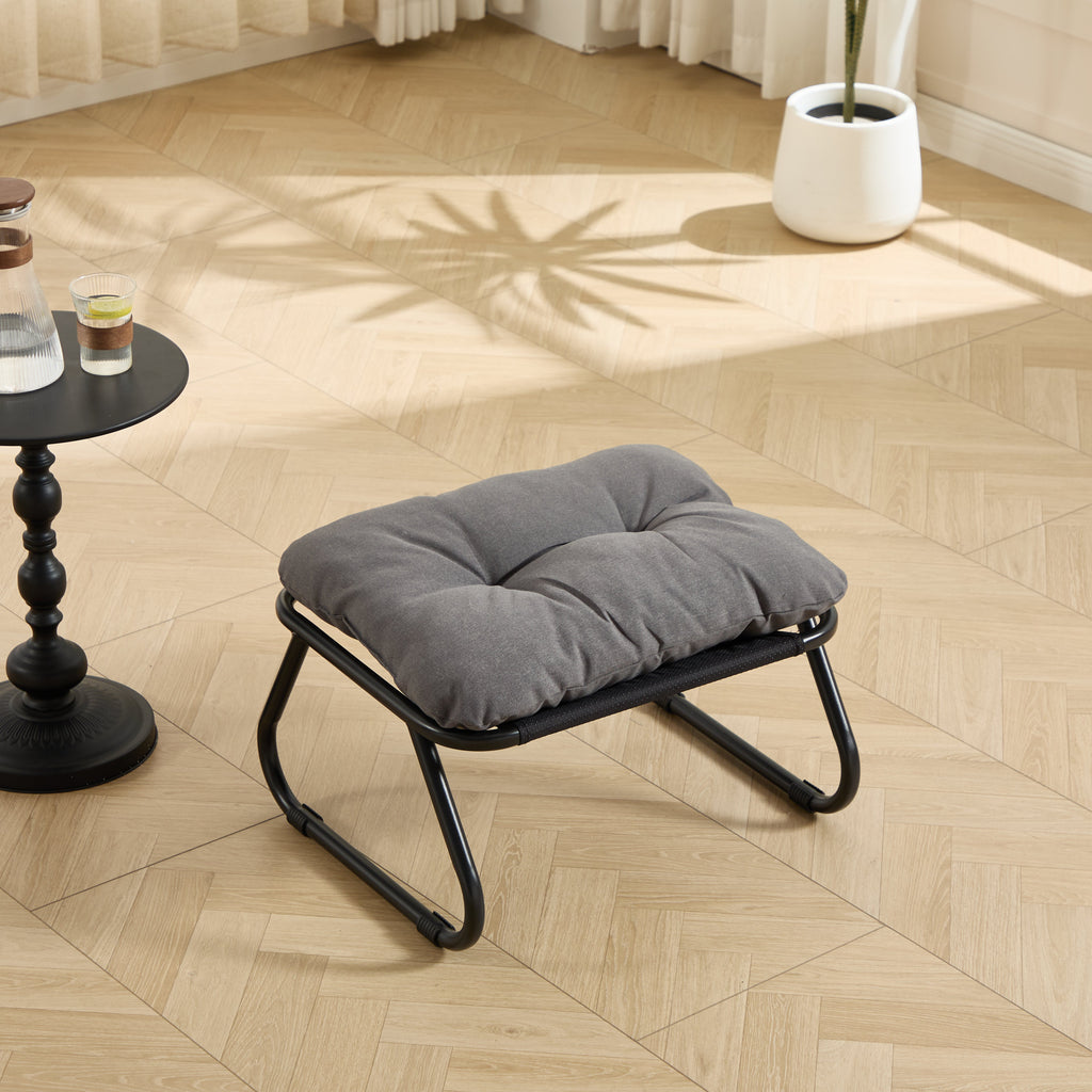 Patio Outdoor Lounge Chair with Ottoman