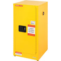 Flammable Cabinet 18.1" x 18.1" x 35.4", Galvanized Steel Safety Cabinet