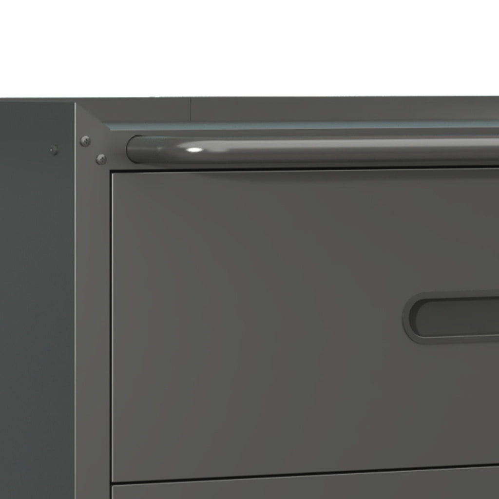 Heavy Duty Metal Storage Cabinet With Wheels 3 Drawer Tool Cabinet