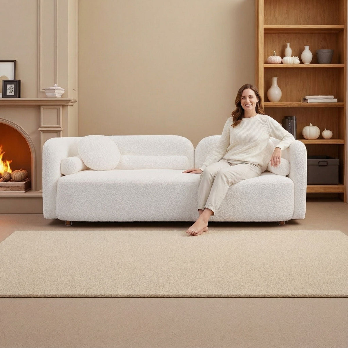 Luxury Modern Couch, 3 Seater Sofa