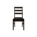 Dining Chair, Dining Room, Side, Upholstered, Transitional (Set of 2) - Black