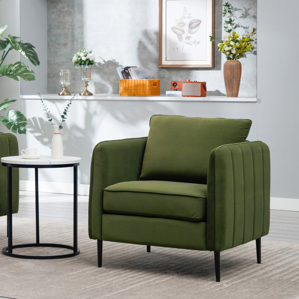 Velvet Accent Chair