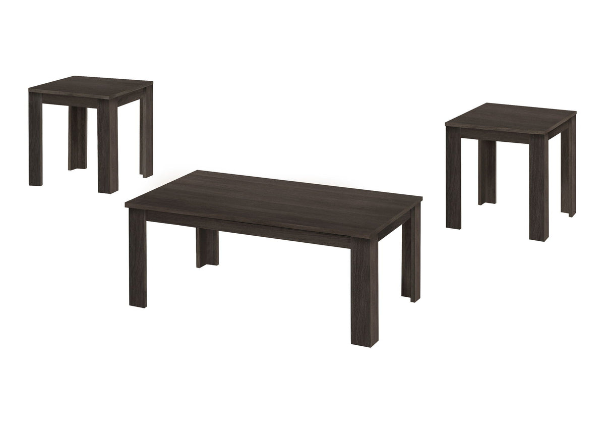 Transitional (Set of 3) Table Set, Coffee, End, Side Tables