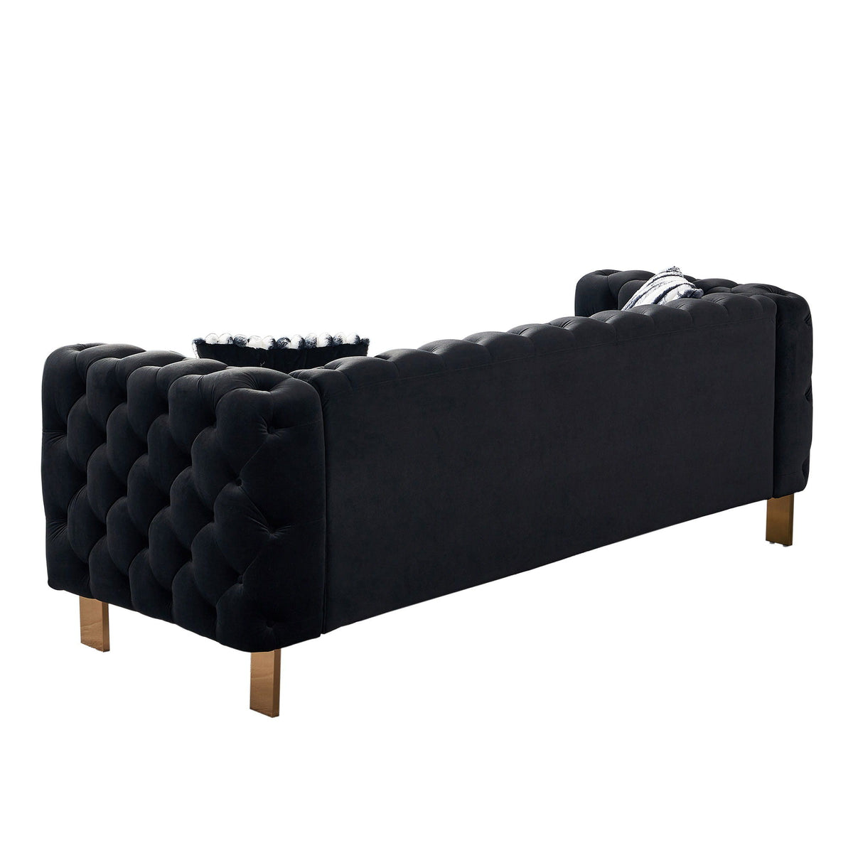 Chesterfield - Modern Tufted Sofa, 84.25''W Couch