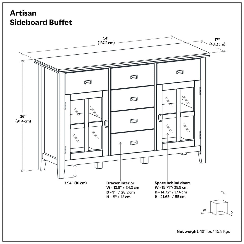 Handcrafted Sideboard Buffet