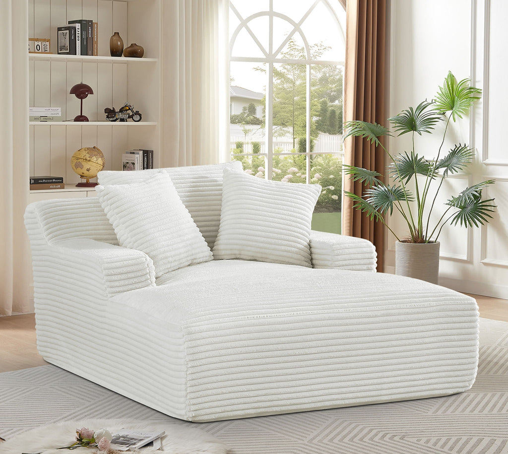 Cloudline - Oversized Chaise Lounge, Full Foam Cushioning, Cozy Sleeper