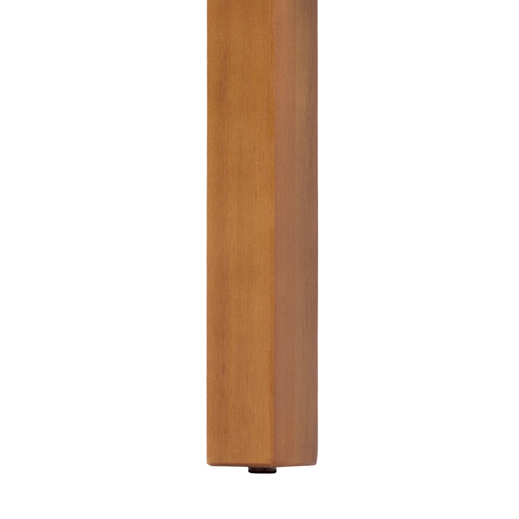 41.14-Inch Teak Acacia Solid Wood Outdoor Dining Table