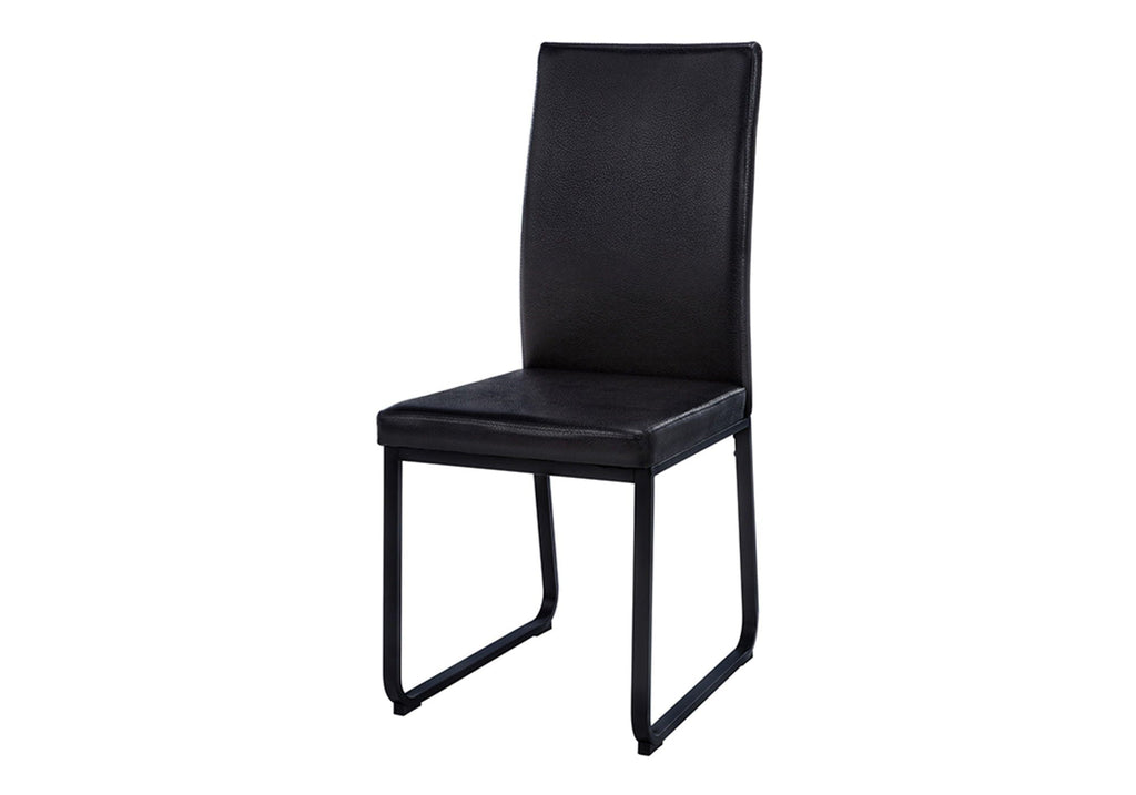 Dining Chair Side Upholstered For Dining Room (Set of 2) - Black