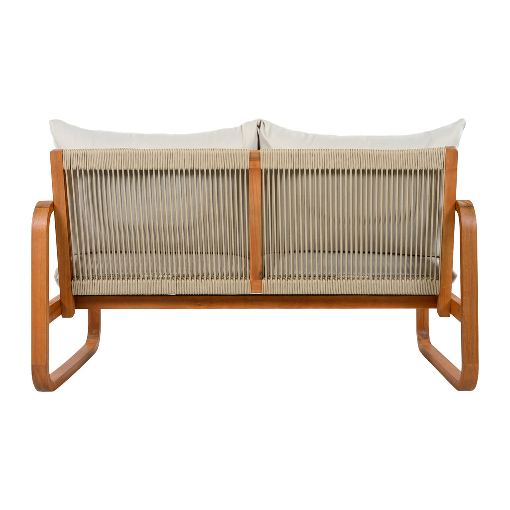 4-Piece Acacia Wood Outdoor Patio Furniture Set