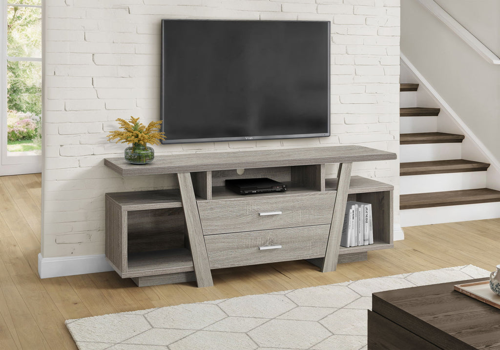 TV Stand, Console, Media Entertainment Center, Storage Drawers