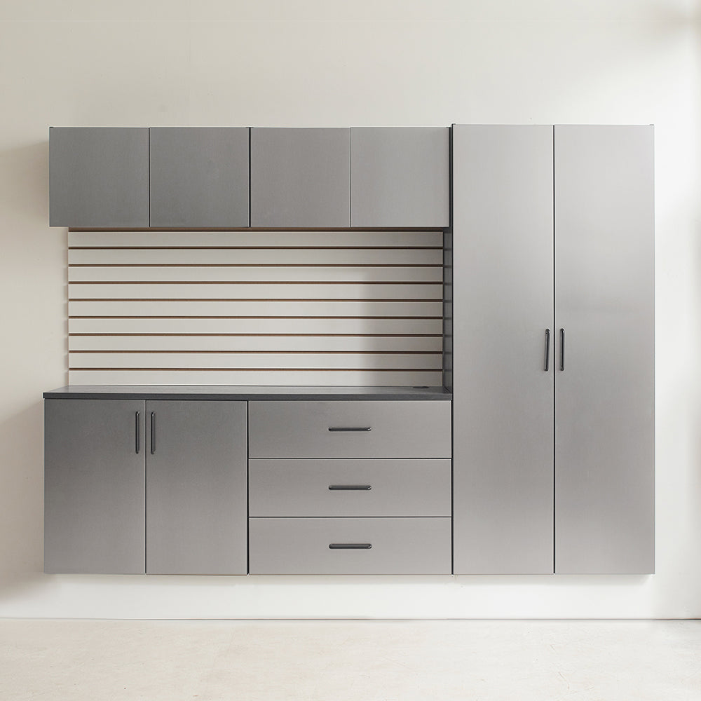96 in. W x 79 in. H x 20 in. D Garage Cabinet Set B