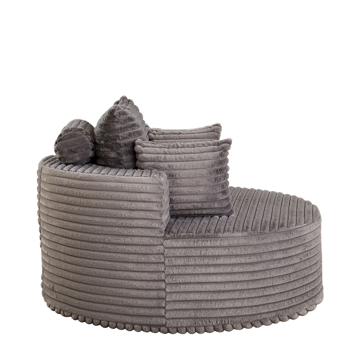 Modern Single Sofa With Backrest Pillow