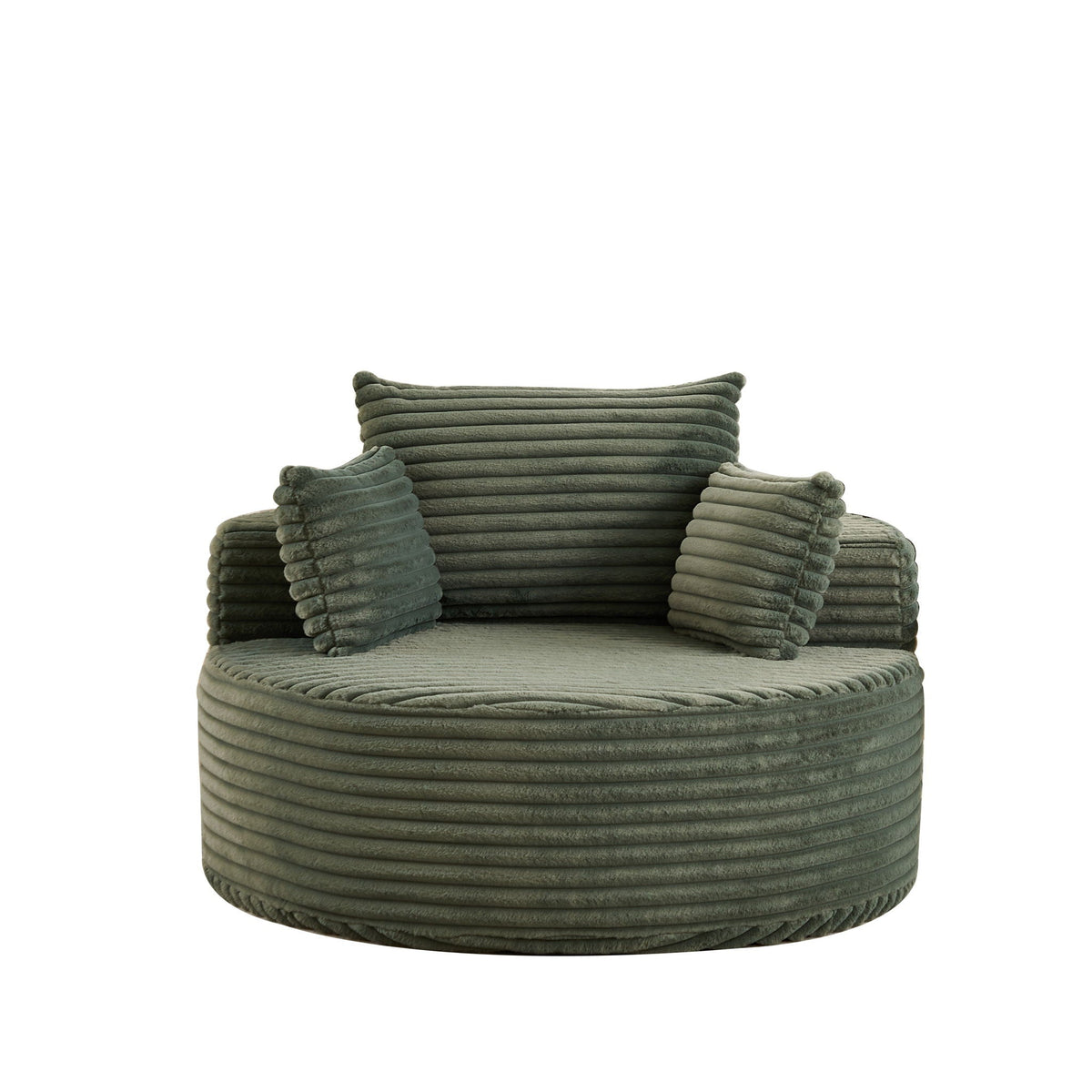 Modern Single Sofa With Backrest Pillow