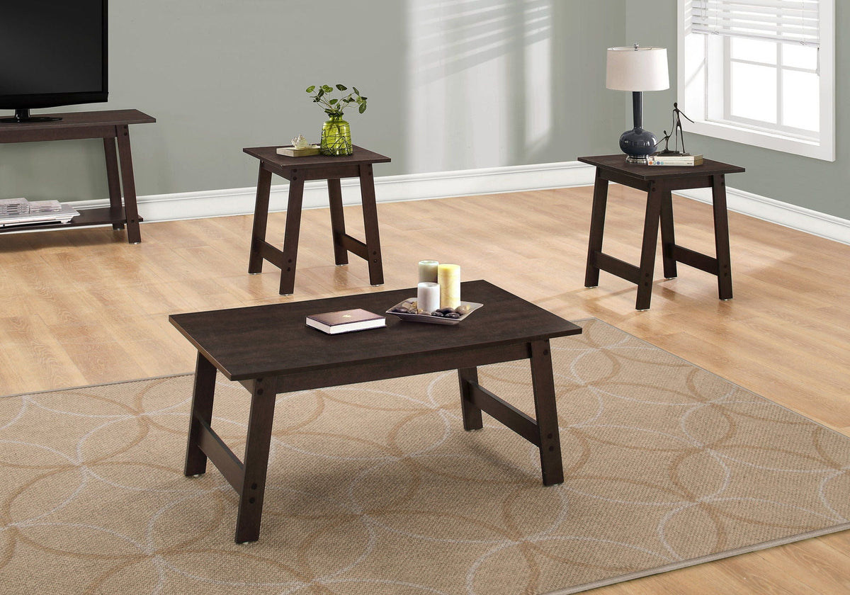 Transitional (Set of 3), Table Set, Coffee, End, Side