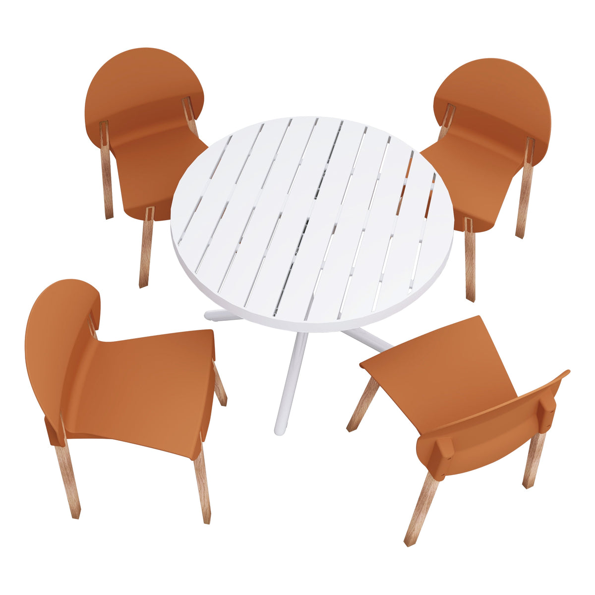 Summer 4-Pack Tropical Patio Furniture Set